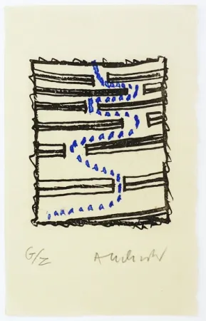 Gravura Alechinsky - Chicanes