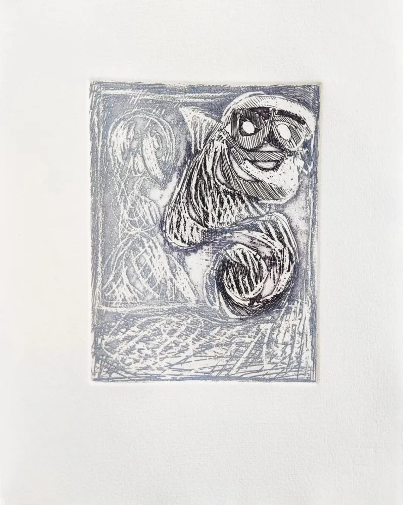 Água-Forte Alechinsky - Commentaire de Personnage