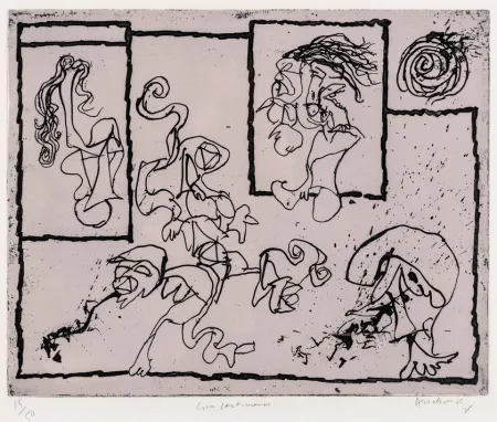 Água-Forte Alechinsky - Compartiments