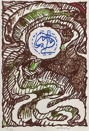 Gravura Alechinsky - Composition