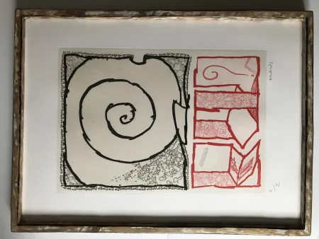 Água-Forte E Água-Tinta Alechinsky - Composition