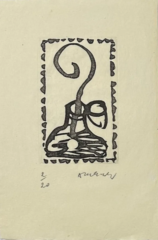 Gravura Alechinsky - Composition