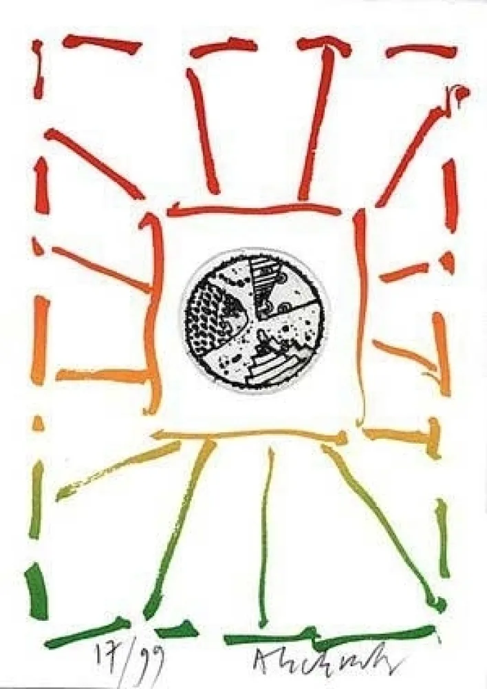 Gravura Alechinsky - Composition