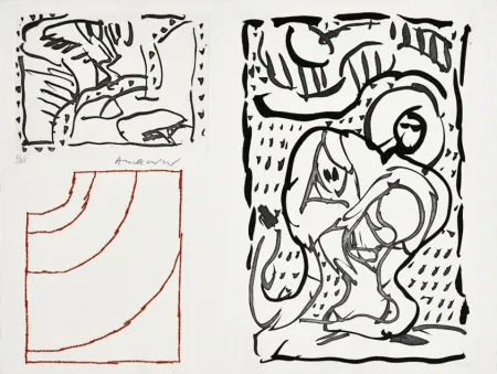 Gravura Alechinsky - Composition