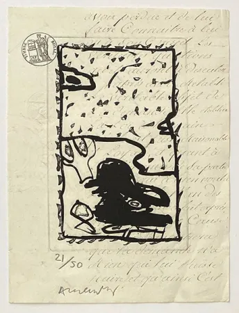 Gravura Alechinsky - Composition