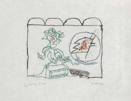 Gravura Alechinsky - Composition