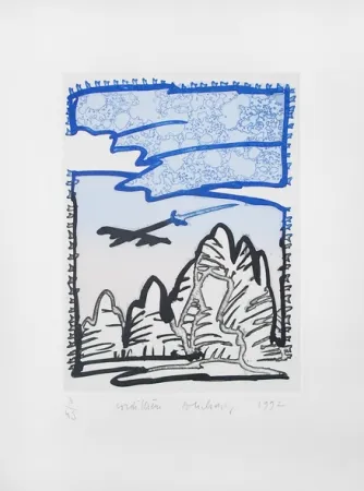 Gravura Alechinsky - Cordillière