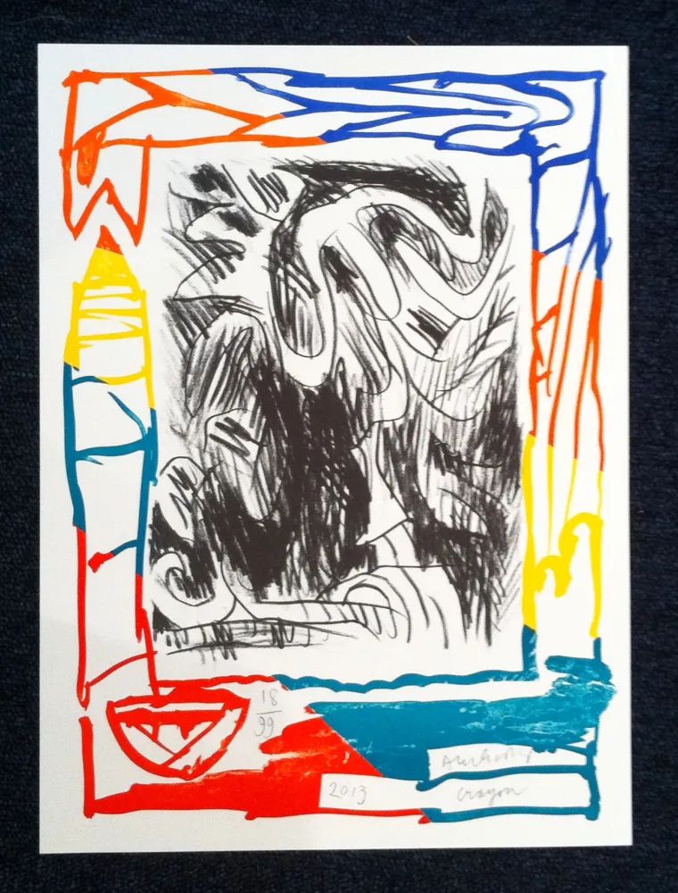 Litografia Alechinsky - Crayon 