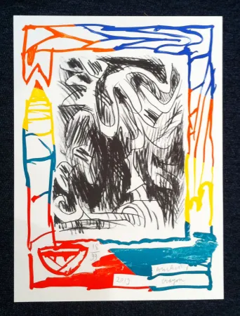 Litografia Alechinsky - Crayon 