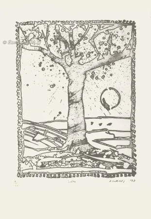 Água-Forte Alechinsky - Delta