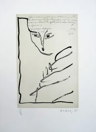 Água-Forte Alechinsky - Devant notaire