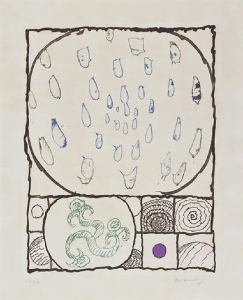 Água-Forte Alechinsky - Dévidoir