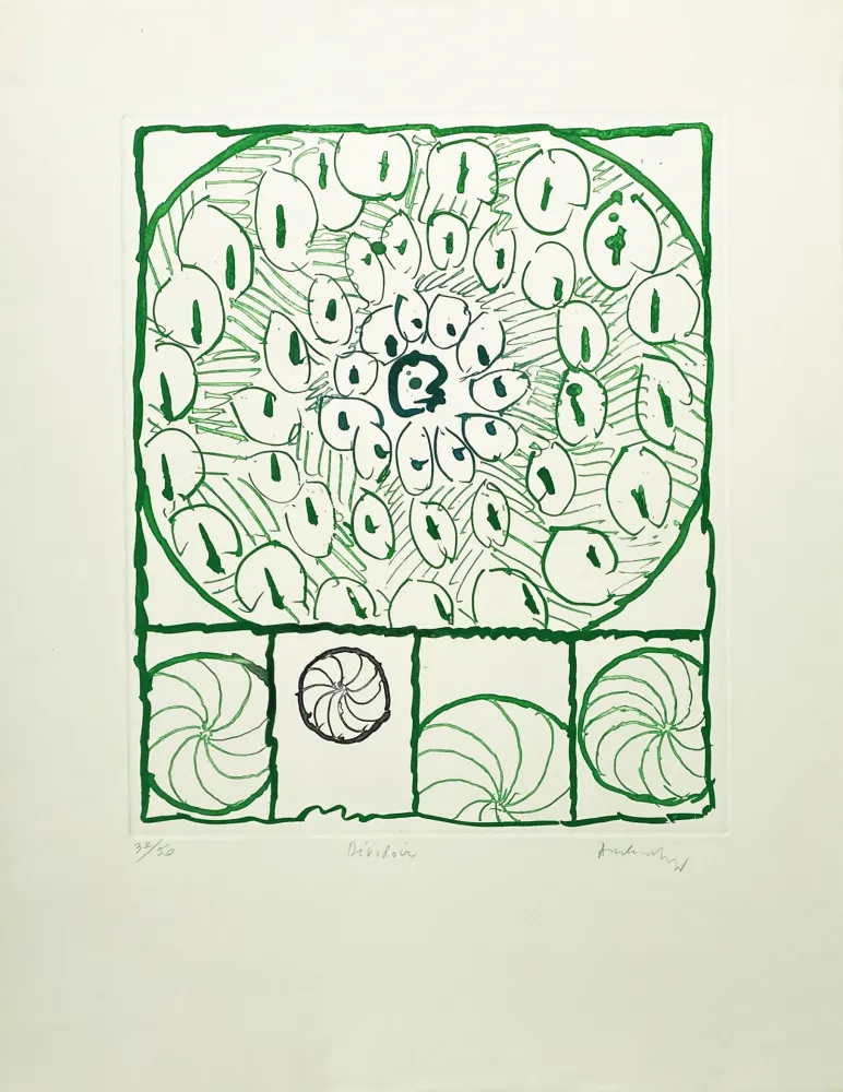 Gravura Alechinsky - Dévidoirs