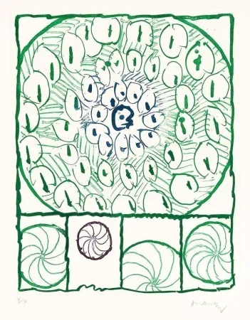 Água-Forte Alechinsky - Devidoirs, Planche V