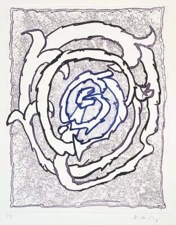 Água-Forte Alechinsky - Dévidoirs, Planche VII