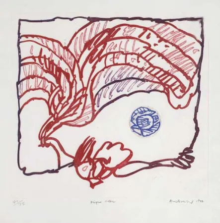 Gravura Alechinsky - Disque bleu