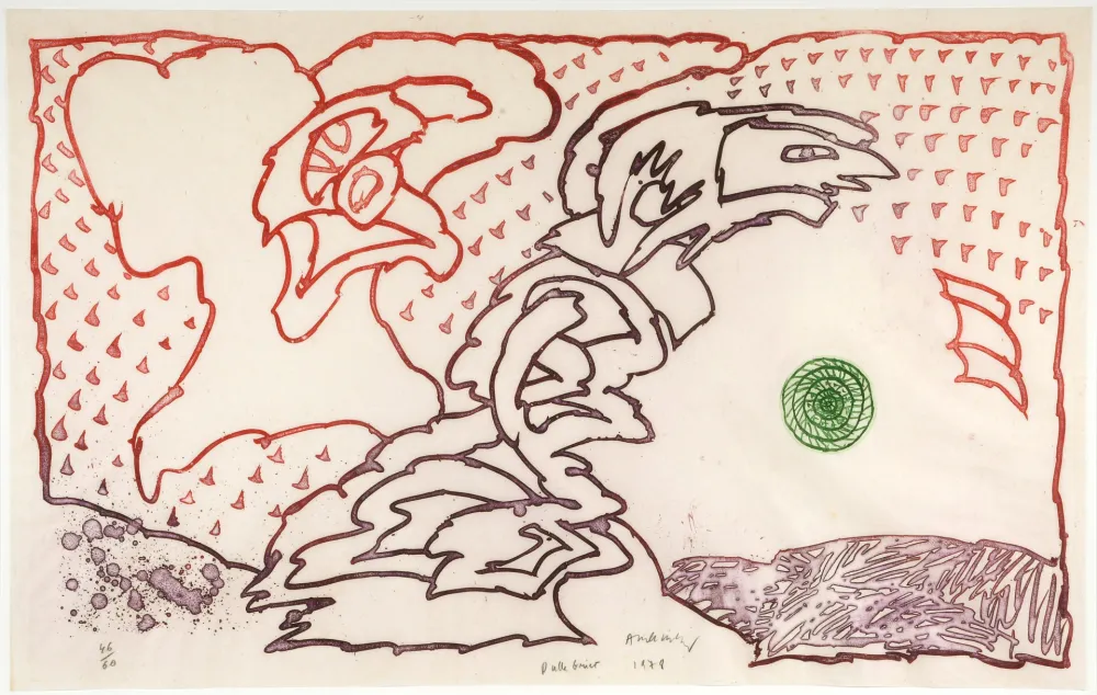 Gravura Alechinsky - Dulle Griet