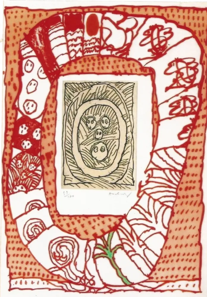 Gravura Alechinsky - Dusseldorf