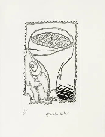 Gravura Alechinsky - Eclipse II