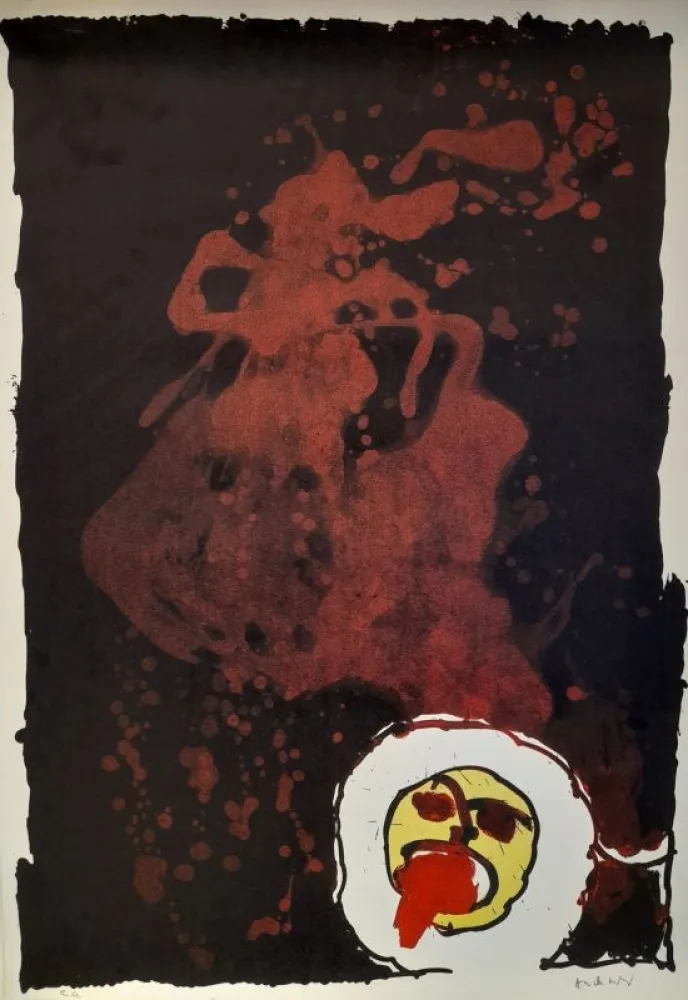 Litografia Alechinsky - Edgar 