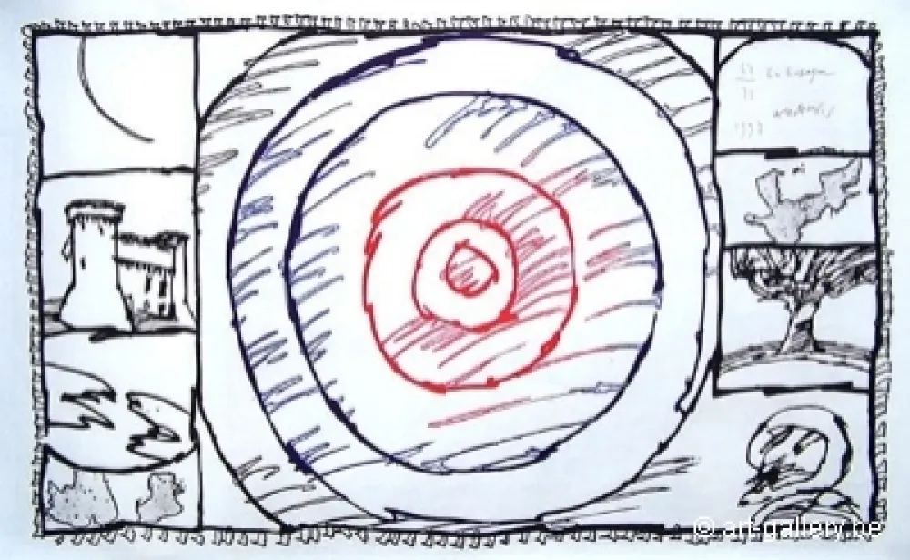 Gravura Alechinsky - En espagne