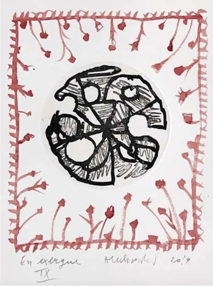 Gravura Alechinsky - En exergue