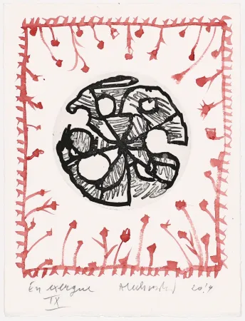 Gravura Alechinsky - En exergue 