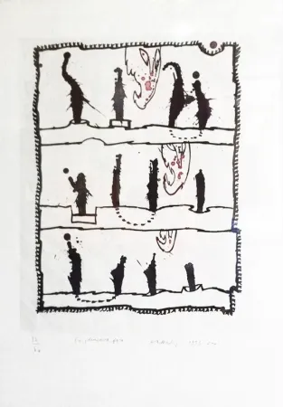 Gravura Alechinsky - En plusieurs fois