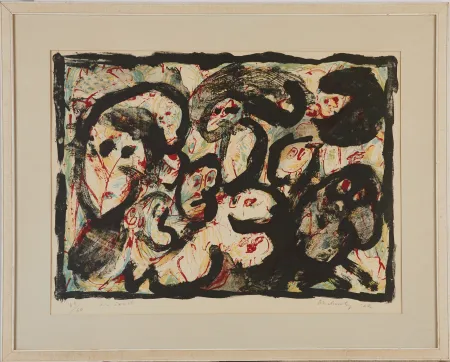 Litografia Alechinsky - En société