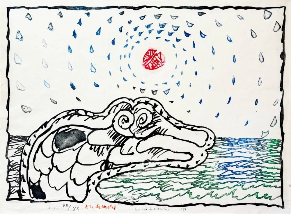 Água-Forte E Água-Tinta Alechinsky - En voie de disparition