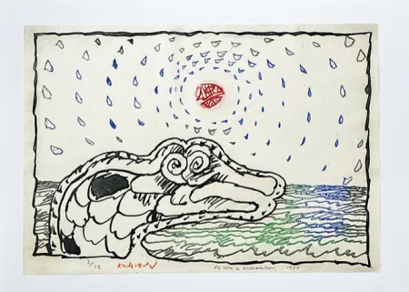 Gravura Alechinsky - En voie de disparition