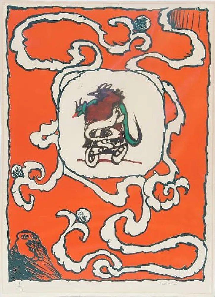 Litografia Alechinsky - Estampe de l'affiche