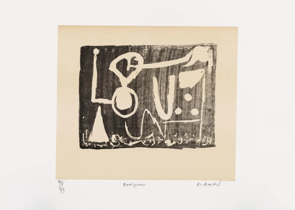 Litografia Alechinsky - Expériences sans l'expérience 07