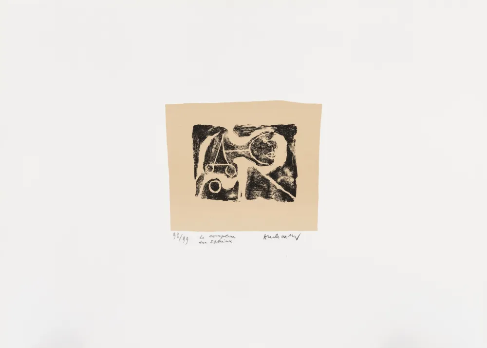Litografia Alechinsky - Expériences sans l'expérience 09