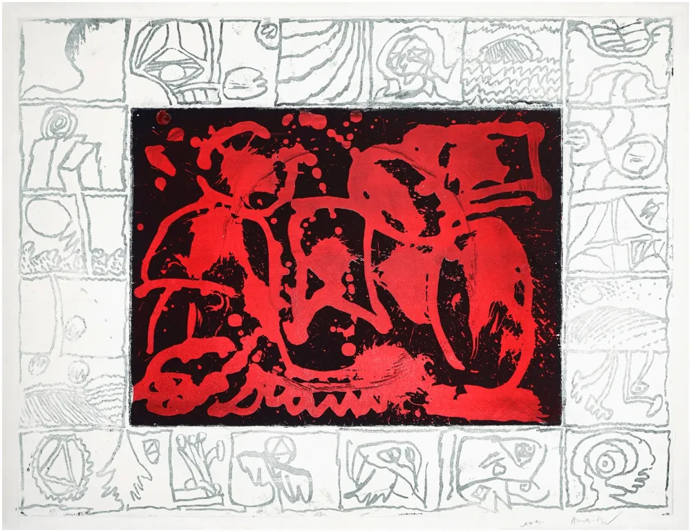 Água-Forte Alechinsky - Facteur rhésus