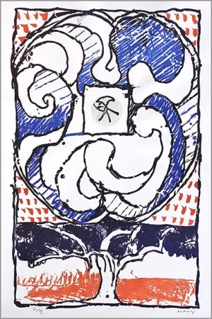 Litografia Alechinsky - Fenêtre