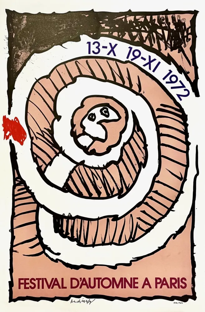 Cartaz Alechinsky - Festival d'Automne à Paris