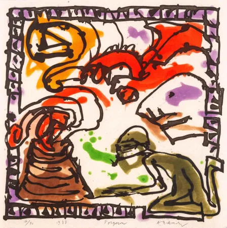 Água-Forte E Água-Tinta Alechinsky - Forgeron