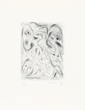 Água-Forte Alechinsky - Fumées