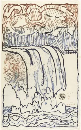 Gravura Alechinsky - Garde Fou