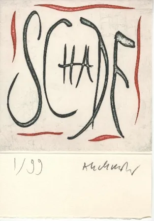 Gravura Alechinsky - Gare d'Osnabruck