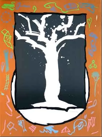 Litografia Alechinsky - Ghost