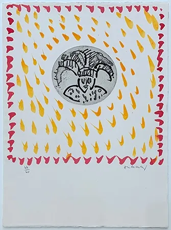 Gravura Alechinsky - Gille de Binche