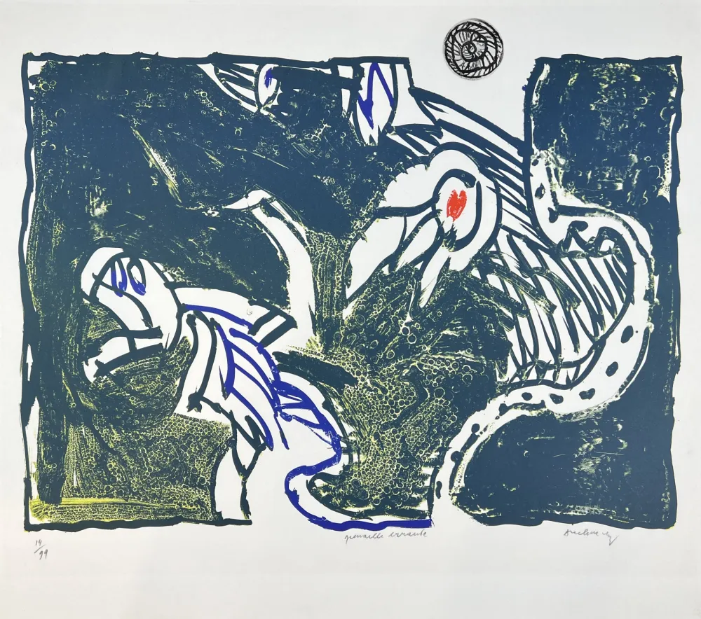 Múltiplo Alechinsky - Grenouille errante