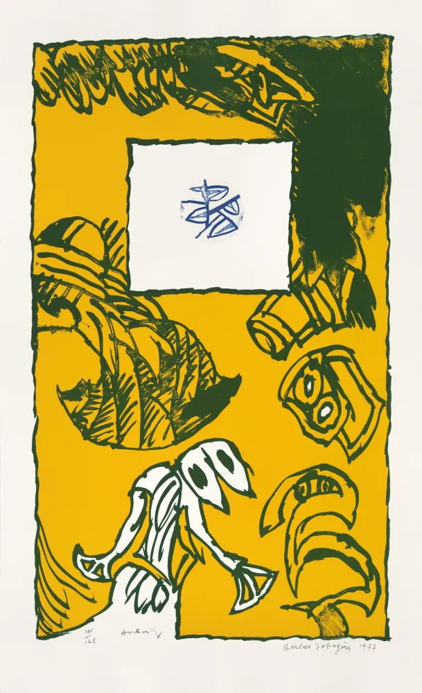 Litografia Alechinsky - Herbes potagères