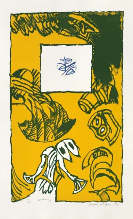 Litografia Alechinsky - Herbes potagères