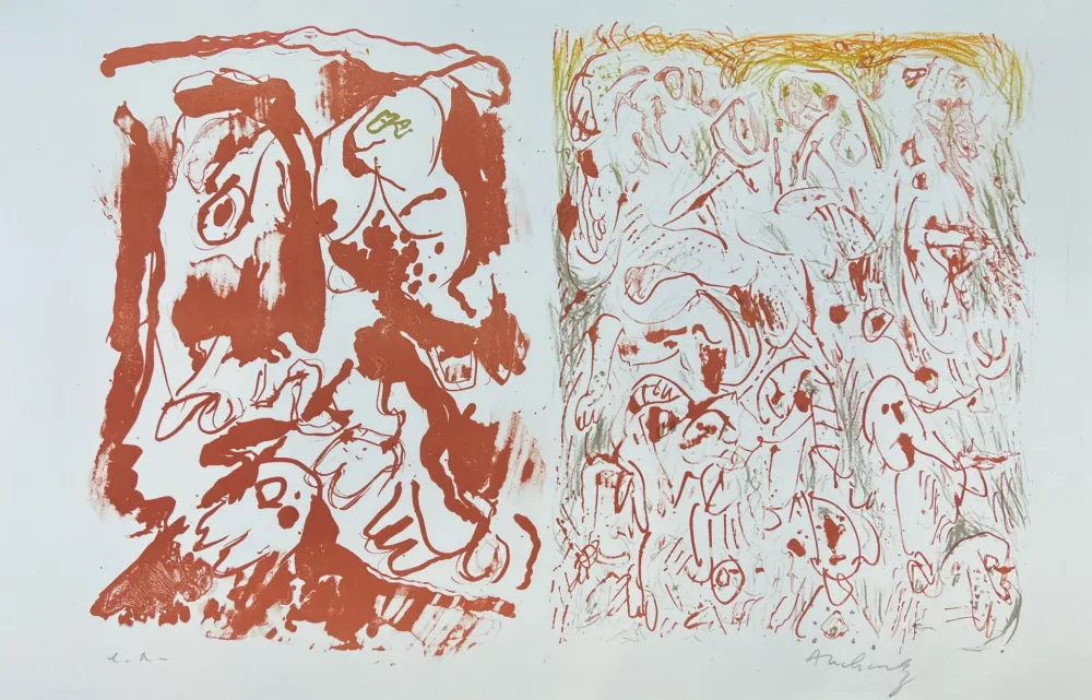 Litografia Alechinsky - Hors-texte