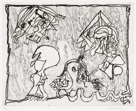 Água-Forte Alechinsky - Hôtel du Grand Miroir