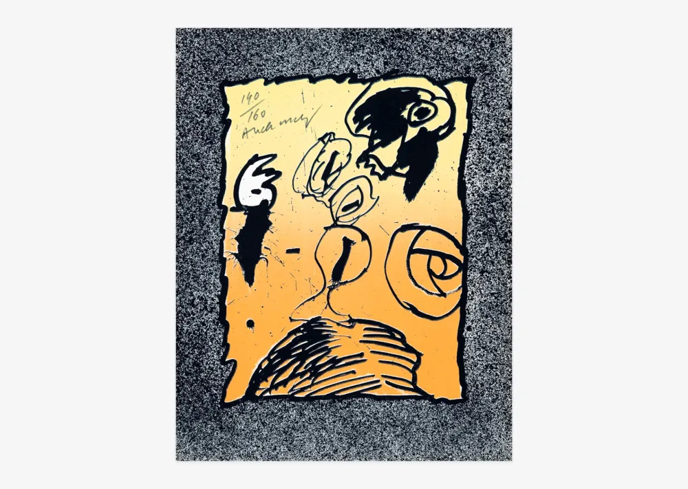 Litografia Alechinsky - Infeuilletables 3 (les)