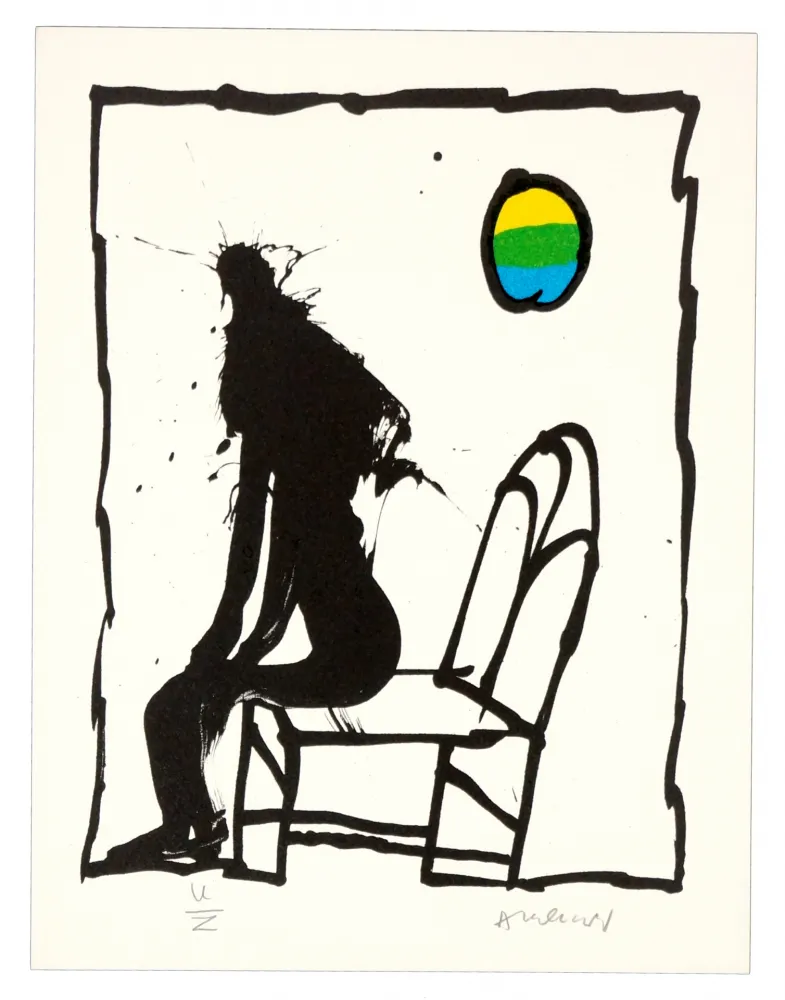 Litografia Alechinsky - Je vous en prie asseyez-vous